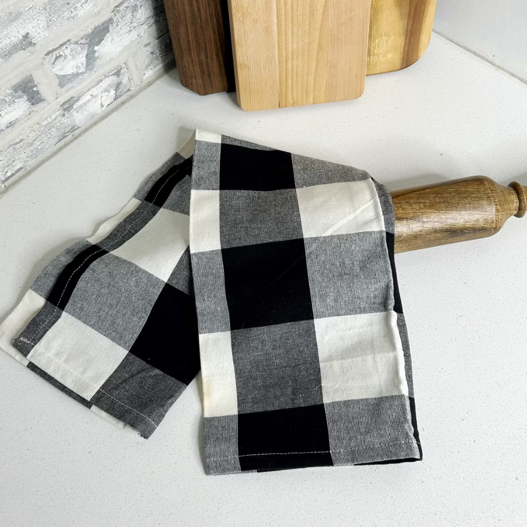 Buffalo plaid hand online towels