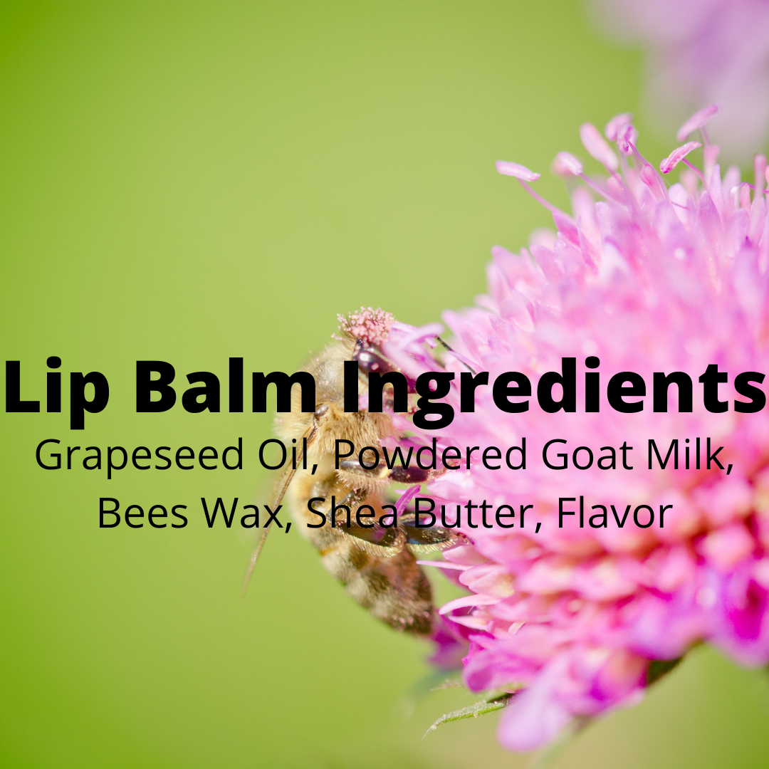 Peppermint Goat Milk Beeswax Lip Balm