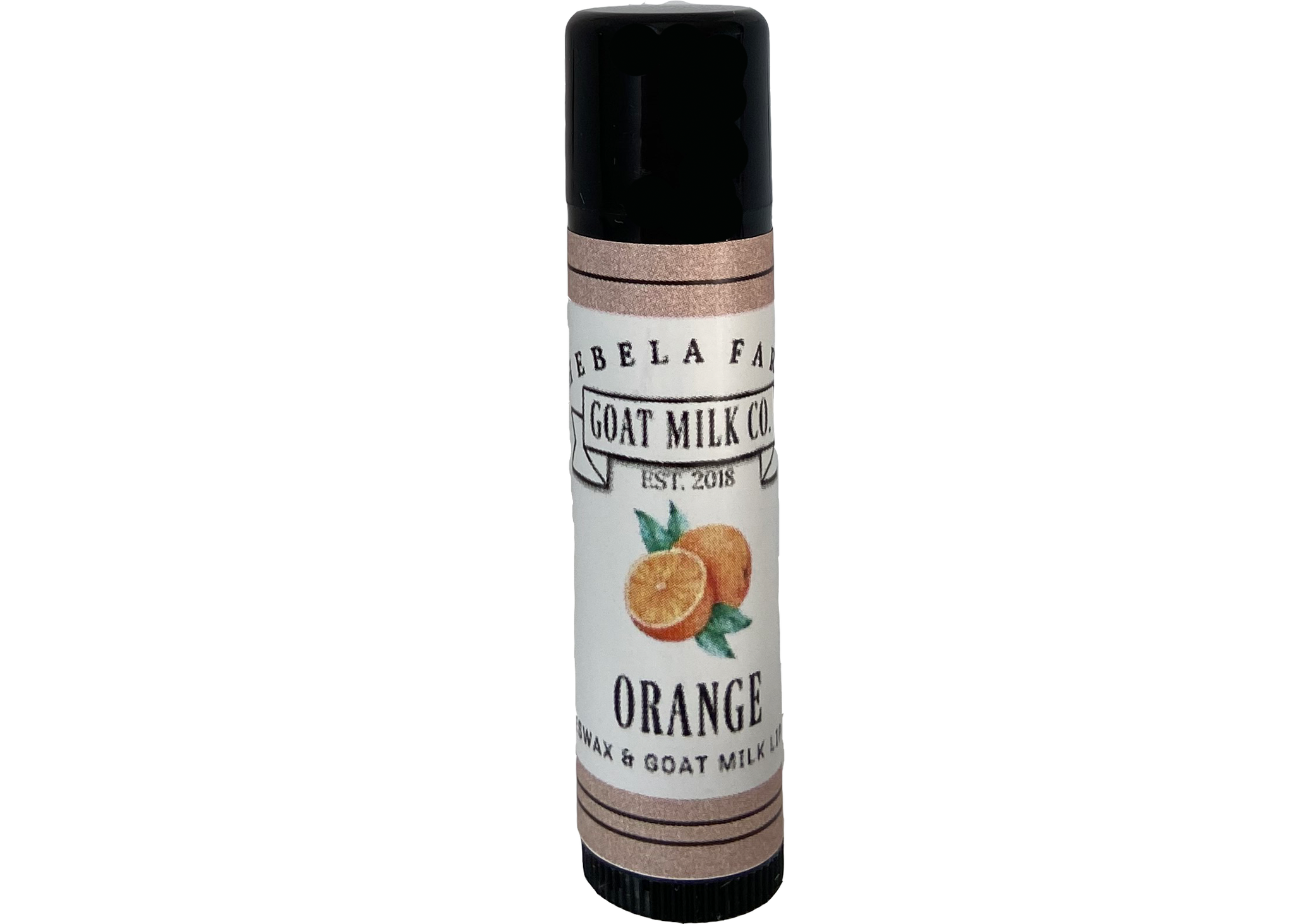 Orange Goat Milk Beeswax Lip Balm